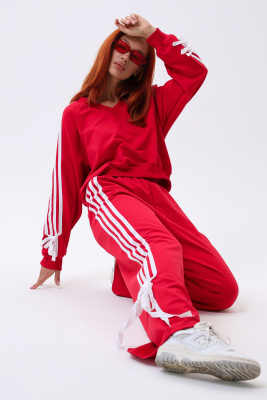 Костюм женский Амелия красный